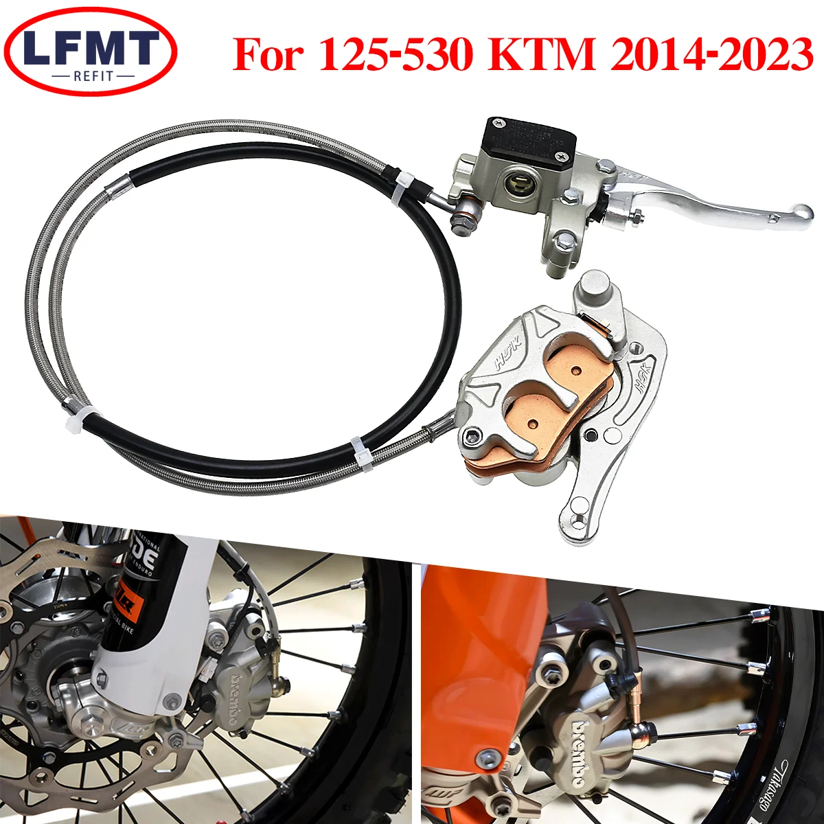 

Motorcycle Front Brake Caliper Master Cylinder For KTM XCW XCF-W EXC EXC-F SX SXF XC XCF 6Days TPI 125 250 300 350 500 2014-2023