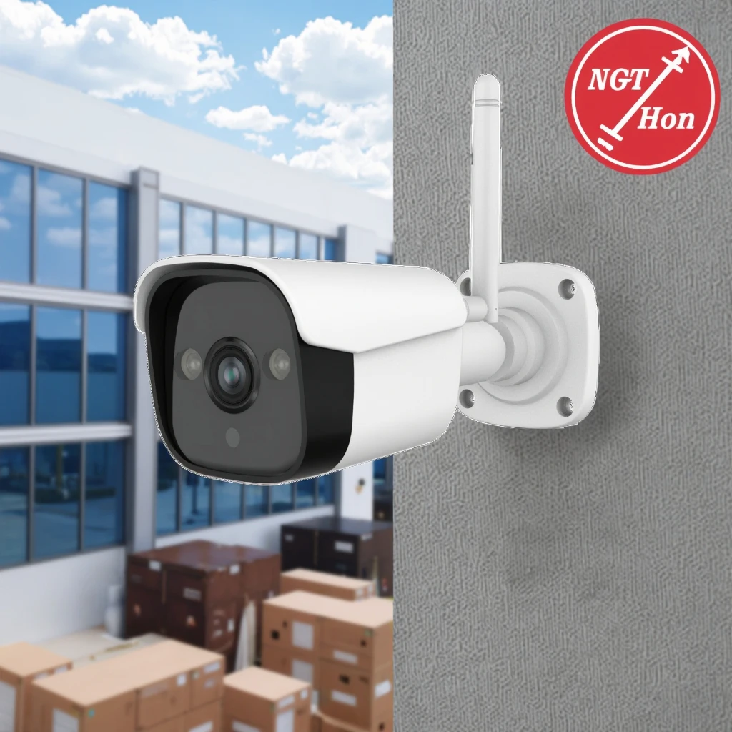 

Wide-Angle Outdoor IP Wi-Fi Security Cmera Night Vision Two-Way Audio Wireless Video System Featuring CMOS Sensor Cloud Data 4G