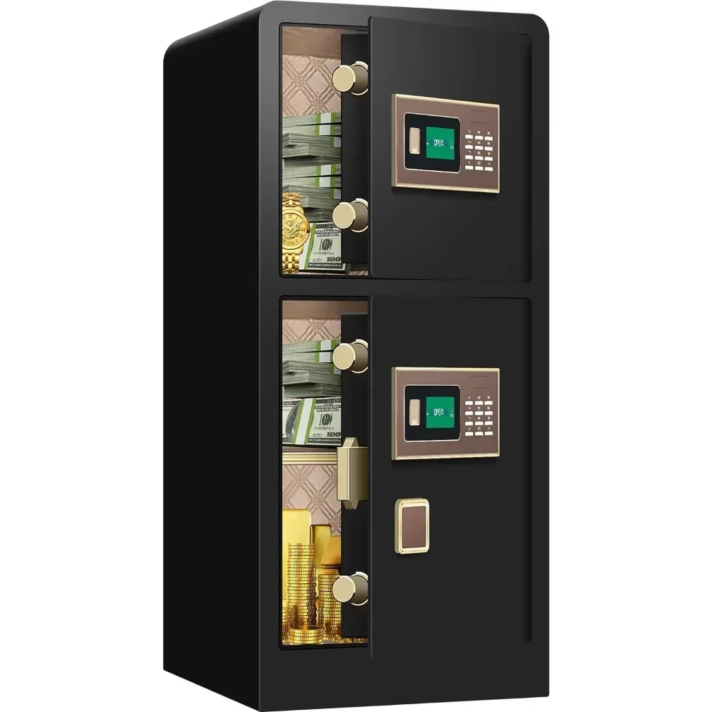 [2024 NEW] 7.2 Cu ft Extra Large Heavy Duty Home Safe Fireproof Waterproof with [DOUBLE SAFES], Anti-Theft Digital Home Security