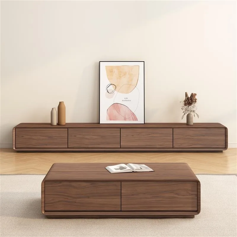 

Narrow Wooden Brown Tv Stand Custom Simple Storage Modern Cabinets Tv Stand Lowboard Luxury Floor Muebles Furniture Living Room