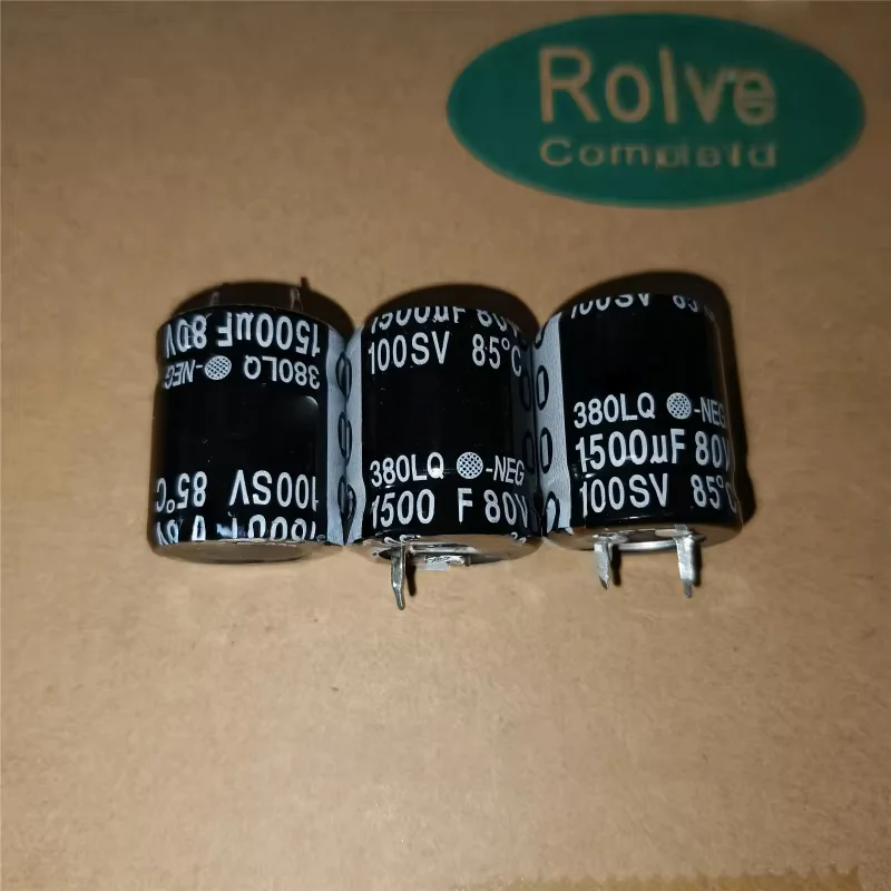 2 قطعة 1500 فائق التوهج 100V CDE مُكثَّف كهربائيًا 100V 1500 فائق التوهج 22X25 380LQ 85 درجة #1