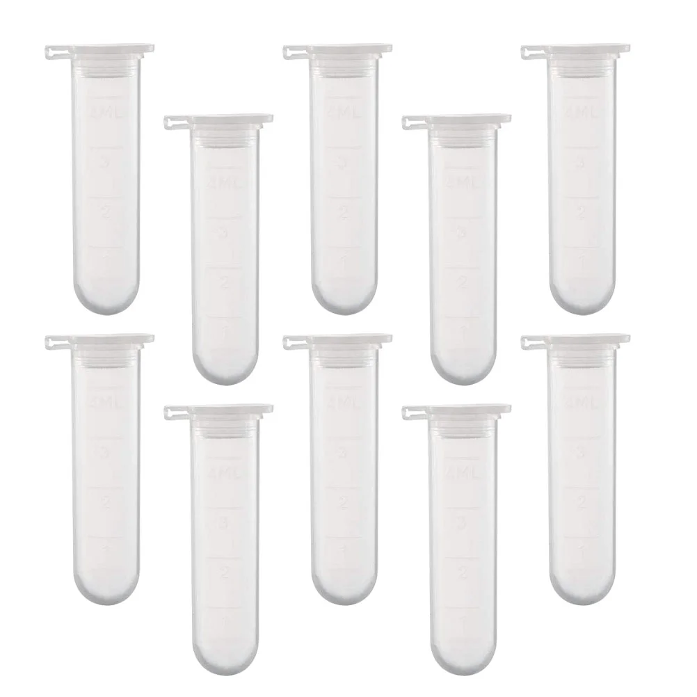 50pcs 5ml Plastic Centrifuge Tubes Scientific Experiment Test Tubes