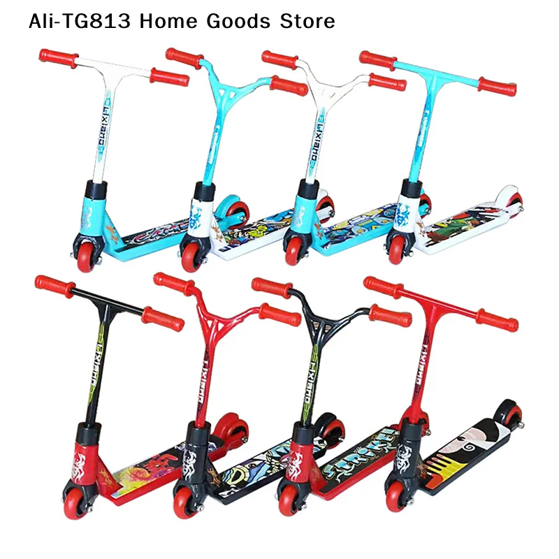 [TG813]Finger Skateboards Mini Skate Park Ramp Sets Finger Scooter Fingertip Bikes Fingerboard Extreme Sport Deck Novelty Toys