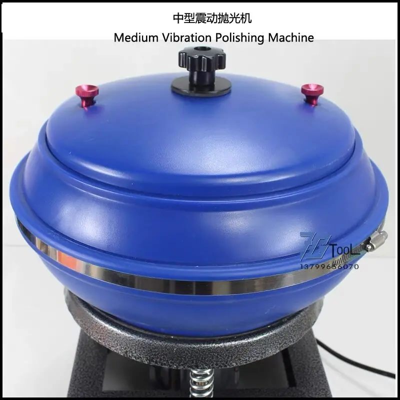 Vibratory Tumbler Bowl Tumbling Polishing Machine For Metal Jewelry Pearl Finishing Burnish Vibrator Rock Polishing Tumbler Tool