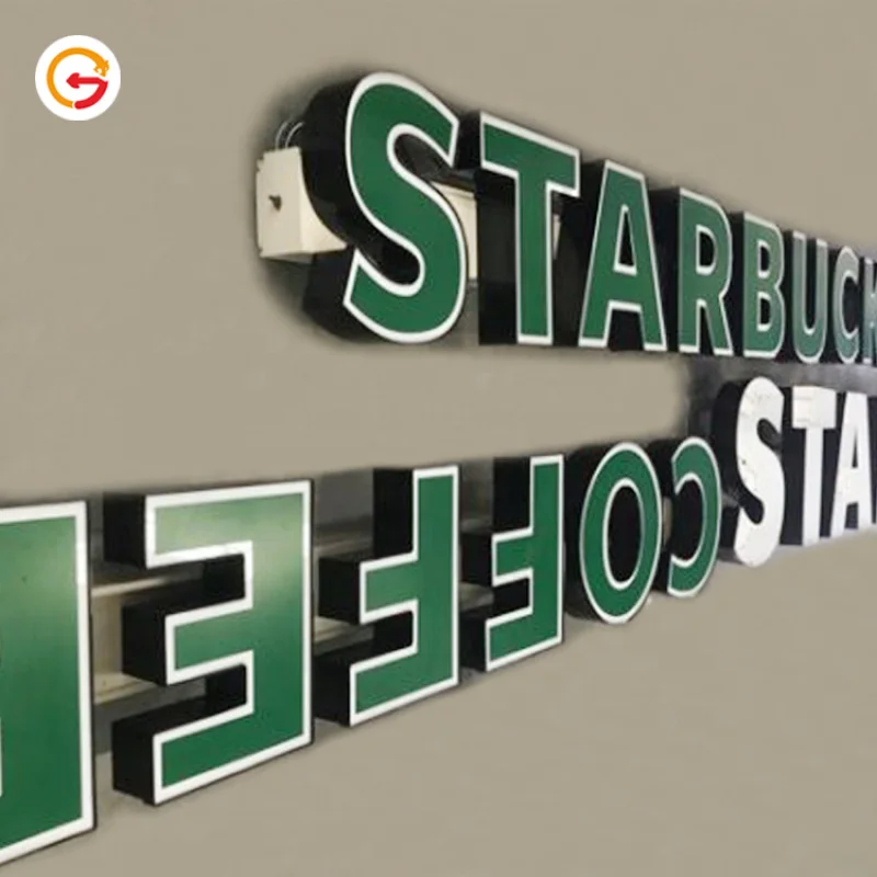 (customized)JAGUARSIGN 3D Letter Sign Cafe Shop Name Board Store Logo Beleuchtet Design Lighted Coffee Sign PublicitR Pour Bouti