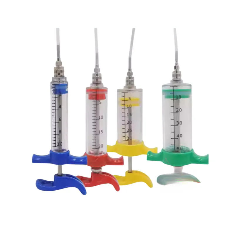 

Adjustable Insert Continuous Syringe for Animal Use 10ml 20ml 30ml 50ml 100ml Medical Injection Device for Pets And Livestock
