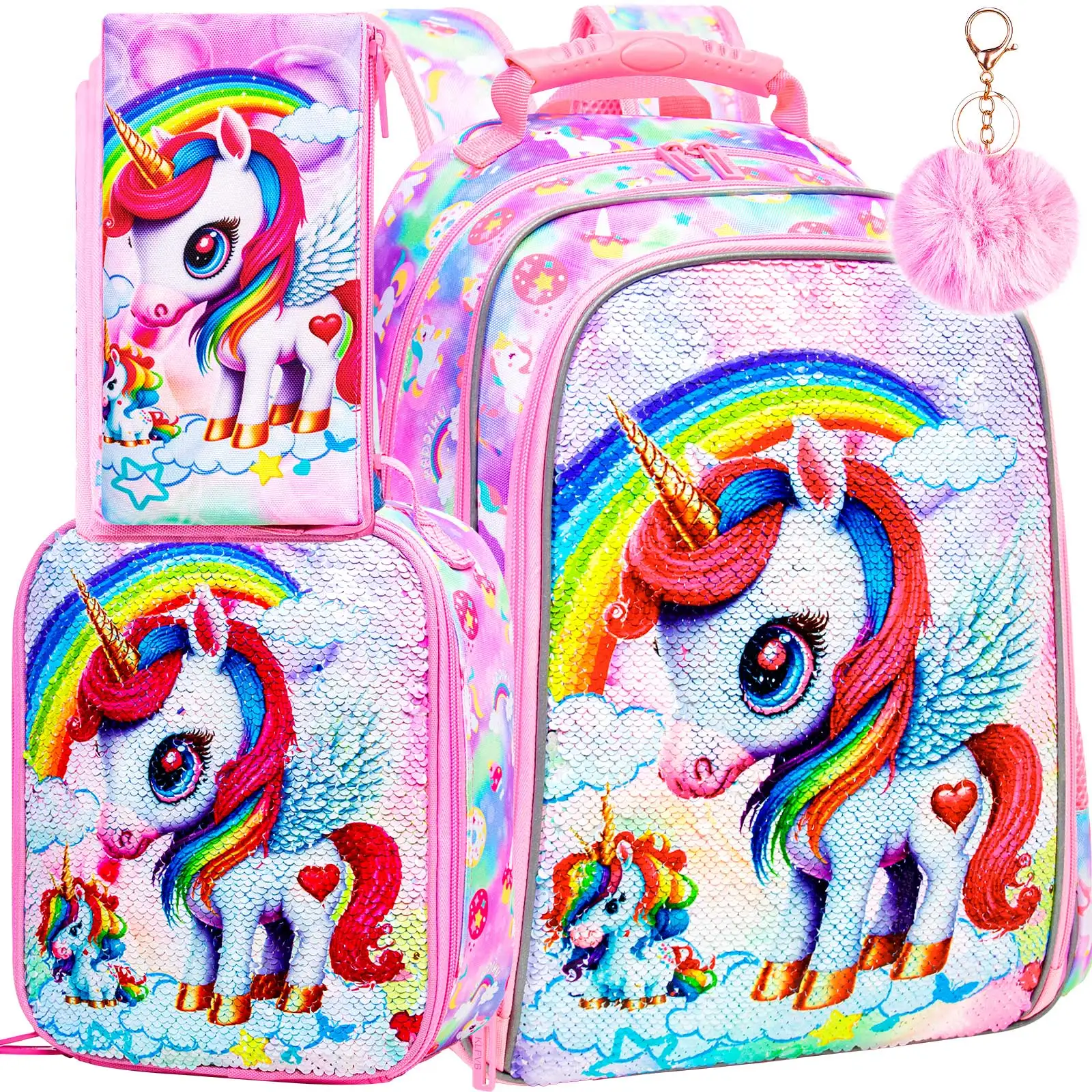 sac-a-dos-licorne-3-pieces-sac-a-dos-pour-enfants-a-paillettes-de-16-pouces-pour-filles-et-boite-a-lunch-sacs-a-dos-prescolaires-resistants-a-l'eau-pour-les-eleves-du-primaire