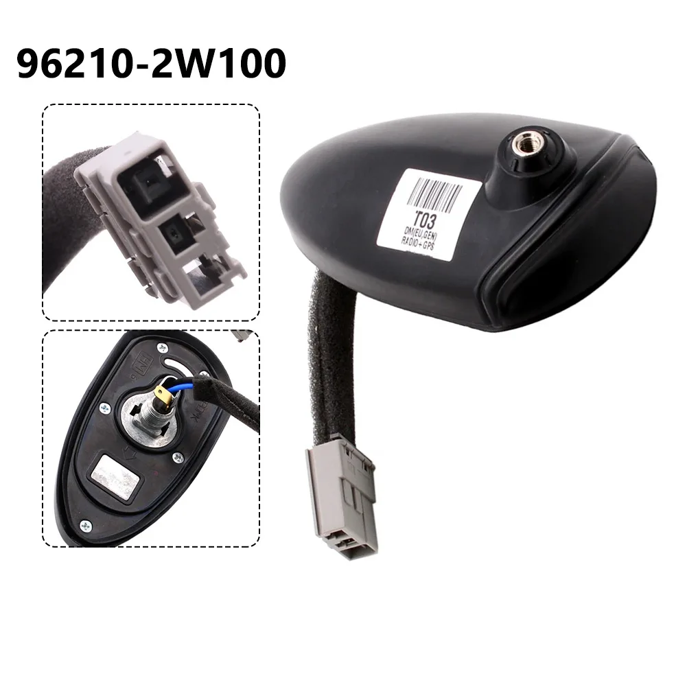 

New High Quality Antenna Assembly Aerial 96210-2W100 Black Easy Installation Plastic For Hyundai Santa Fe 2012-18