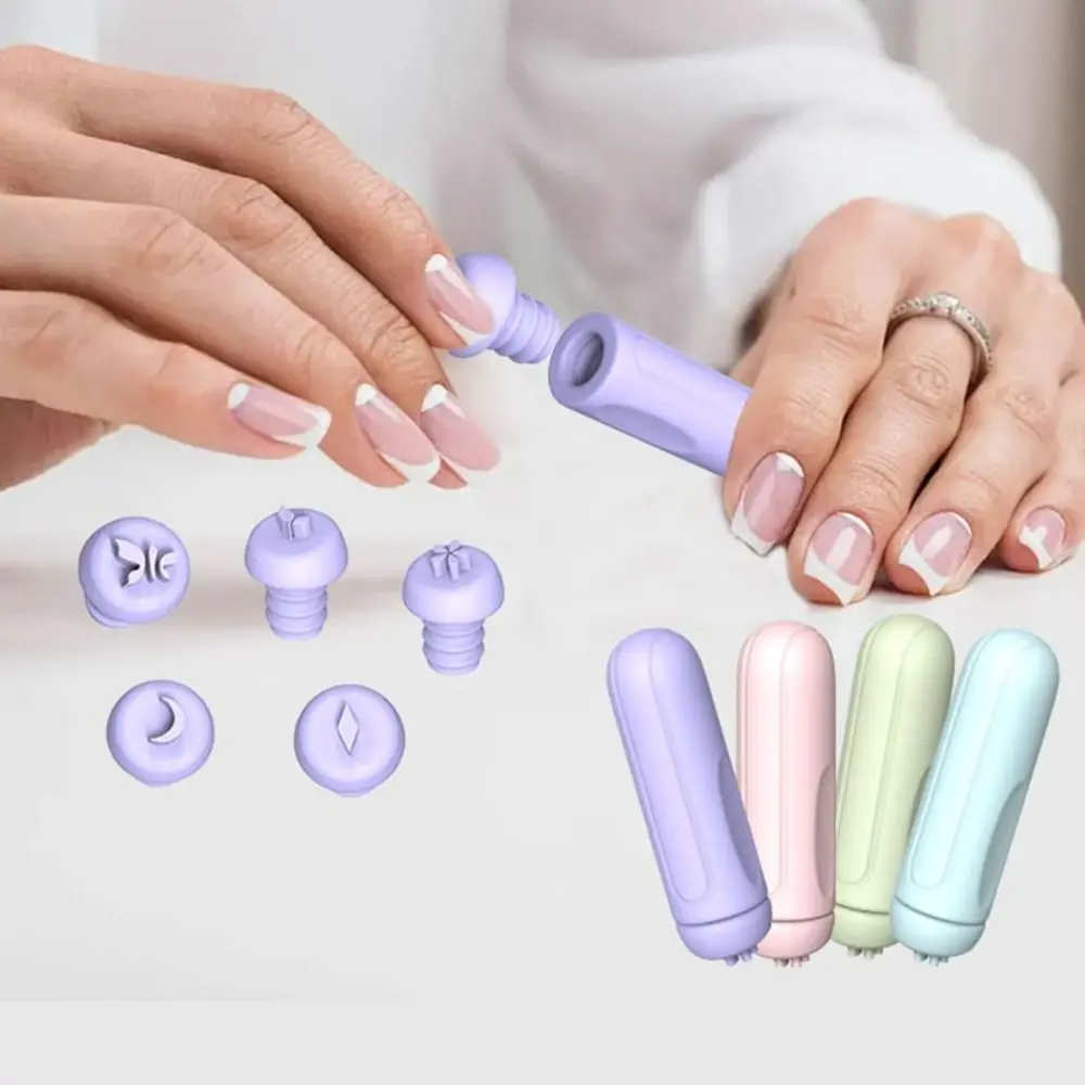 

Модный DIY инструмент для переноса ногтей, силиконовый цветок, ручка для дизайна ногтей, бабочка, многоразовая силиконовая ручка для граффити для ногтей, ручка для девочек