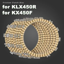 Clutch Friction Disc Paper Base Engine Parts KLX450R 2008 for Kawasaki KLX 450R 450 R KX450F KX 450F 450 F 2006-2013 Accessories