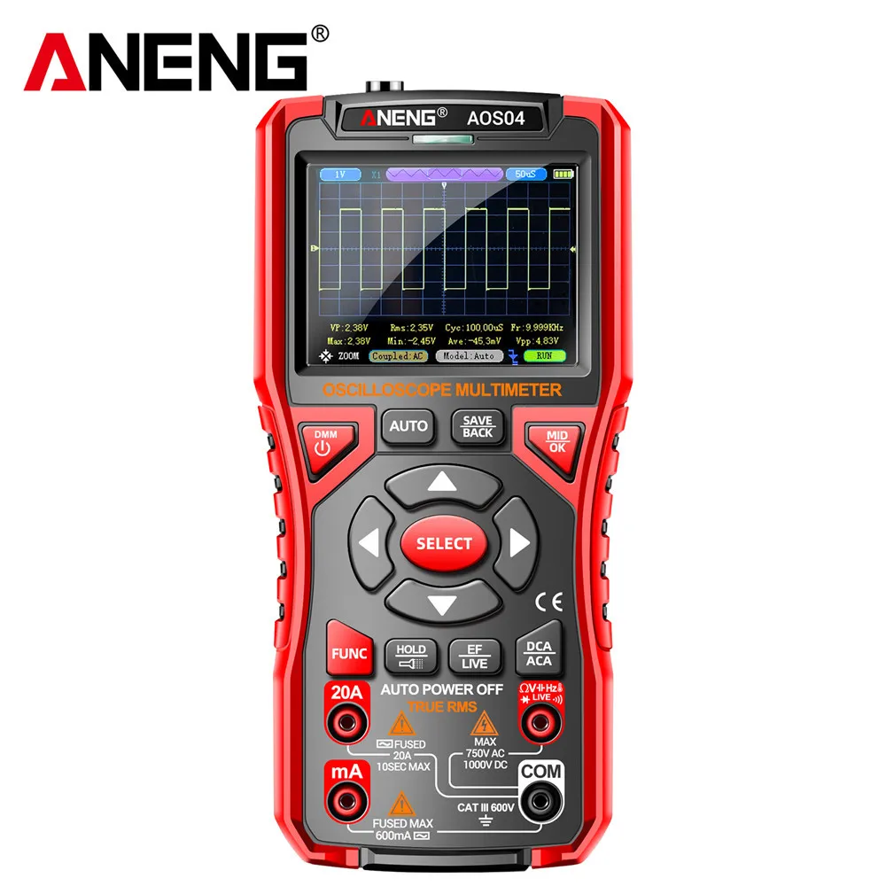 ANENG color screen digital oscilloscope handheld portable oscilloscope multi-function two-in-one universal meter