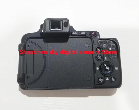 For Nikon B700 Back Cover Rear Shell Case with LCD Display Screen Window Protector Button Hinge Flex Cable Camera Parts