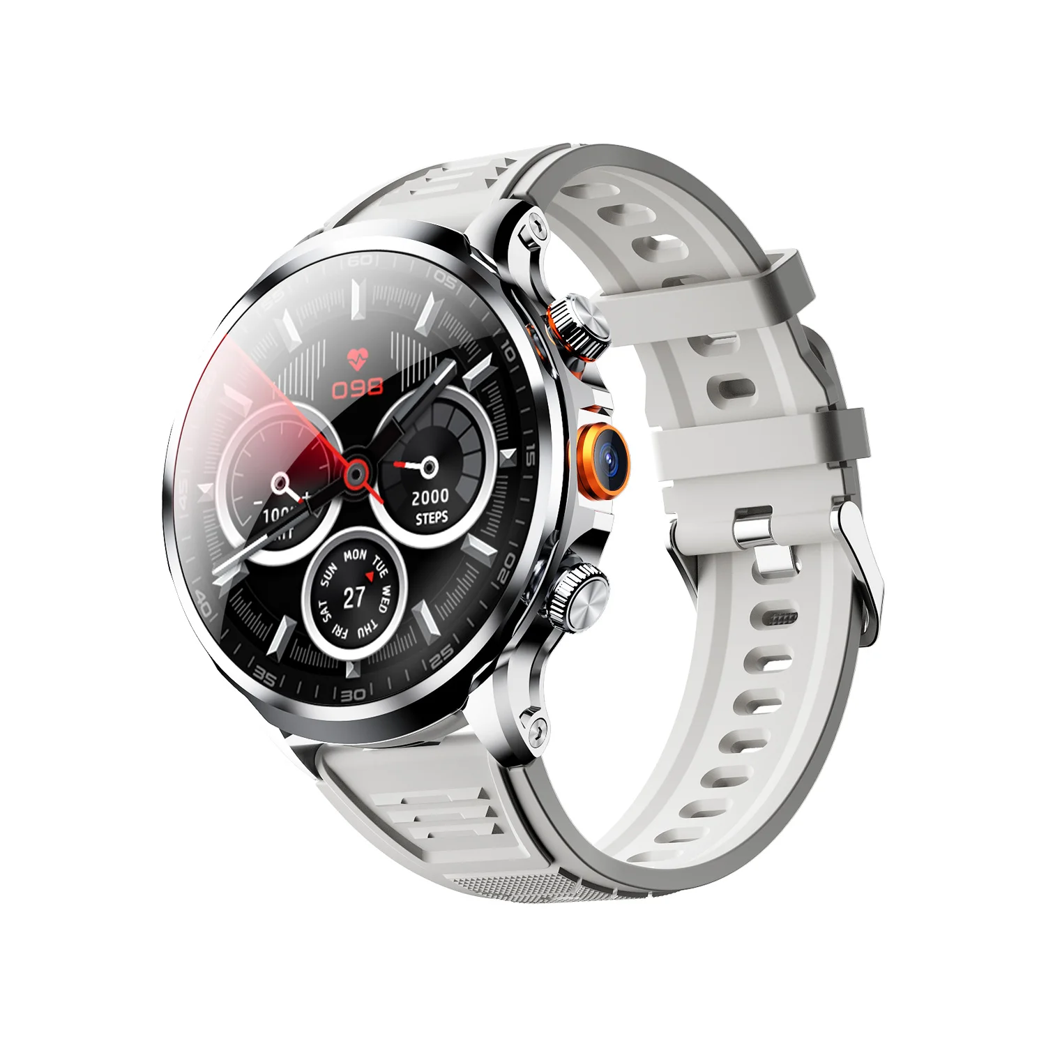 H18 sportowy Smartwatch 4g GPS/NFC IP67 wodoodporny wielojęzyczny 2024 Relojes Inteligentes 128G Android inteligentny zegarek mężczyźni