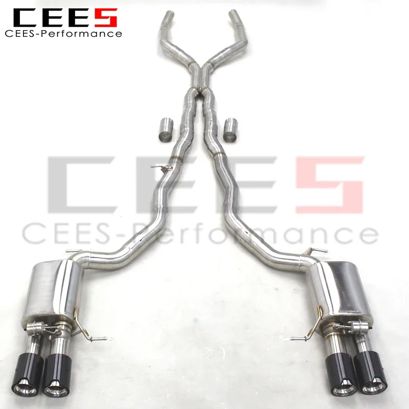 CEES Catback Exhaust Pipes For BMW 650/650i F06 F12 F13 4.0T 2011-2017 Escape Stainless Steel Exhaust Pipe Muffler System