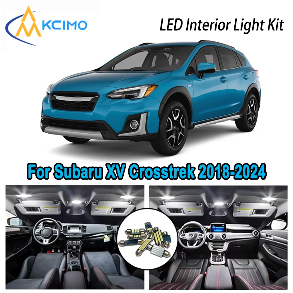 

High-Quality LED Interior Kit for Subaru XV Crosstrek 2018-2024 2019 2020 Premium Error-Free Dome Map Trunk Automotive Lamps