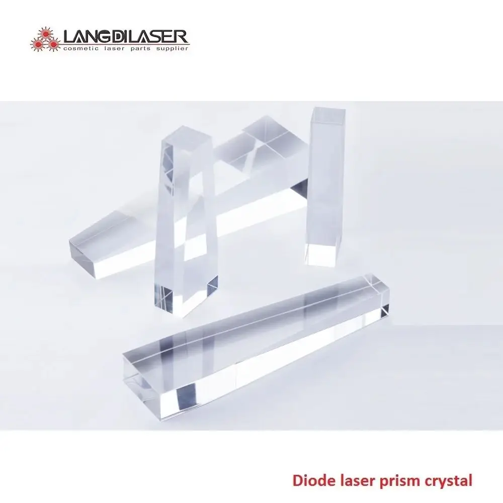 Height(40~69)mm / Diode-Laser-Prism-Crystal-Light-Cone / Material Quartz  with AR coated  / With AR@755/808/1064nm Film Coated