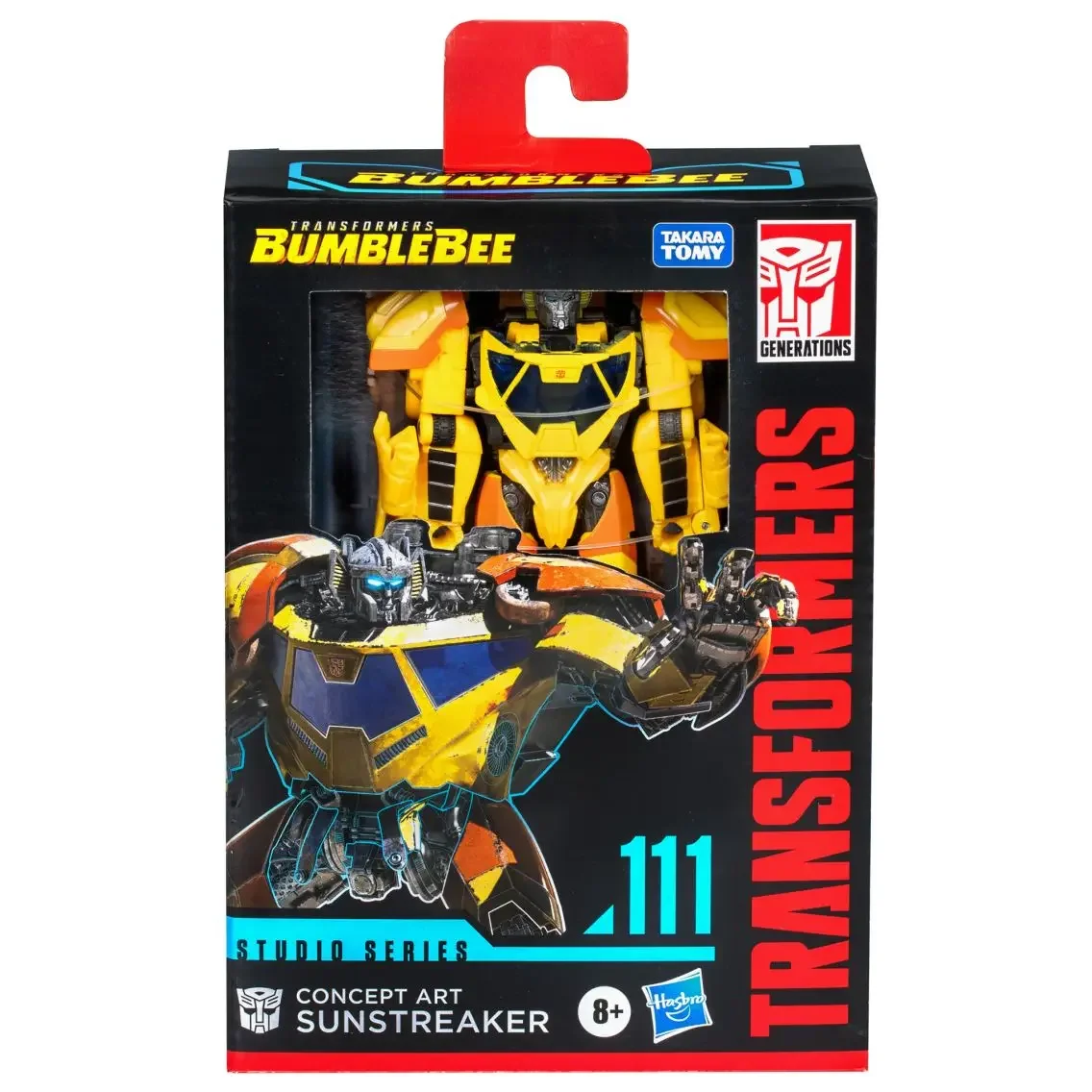 New Original Hasbro Transformers Studio Series: Deluxe Transformers: Bumblebee 111 Concept Art Sunstreaker Action Figures Anime