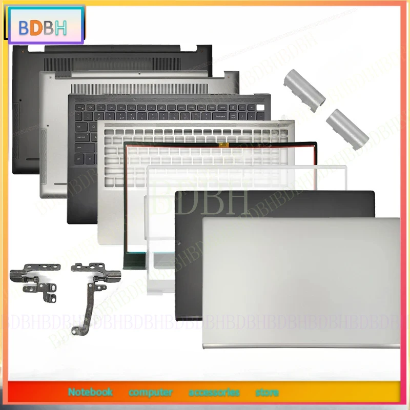 NEW For Inspiron 15 7000 (7501) Laptop LCD Back Cover/Front Bezel/Hinges/Palmrest/Keyboard/Bottom /Case Laptop Frames