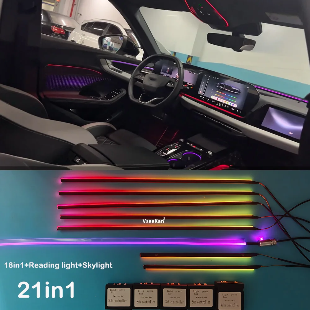 Car Horn Tweeter Ambient Light Car Sunroof Atmosphere Lights Car Reading Light Ambient Light Universal Works for All Cars
