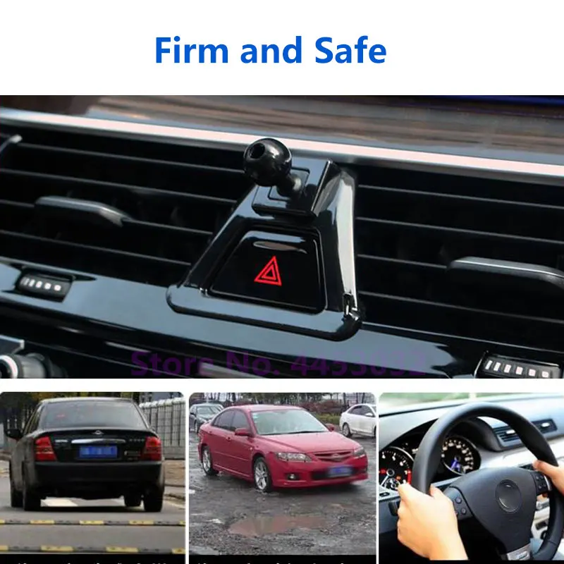 Car Phone Holder Mounts Special For Toyota Land Cruiser GPS Supporting Fixed Bracket Base 17mm Accessories 2016-2021