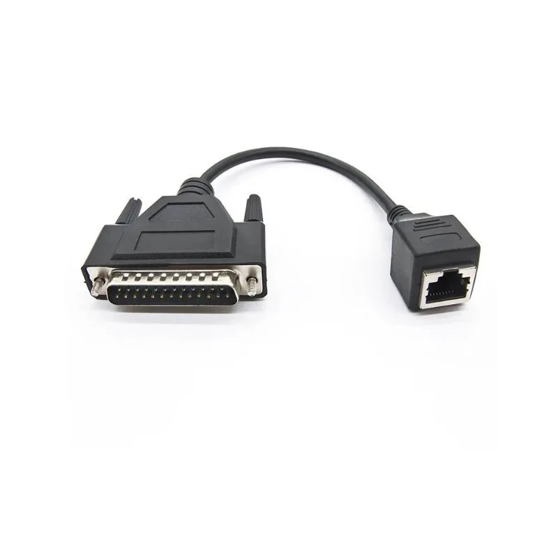 25-Pin ILDA to network cable interface DB25 male and female to RJ45 connector External cable accessories