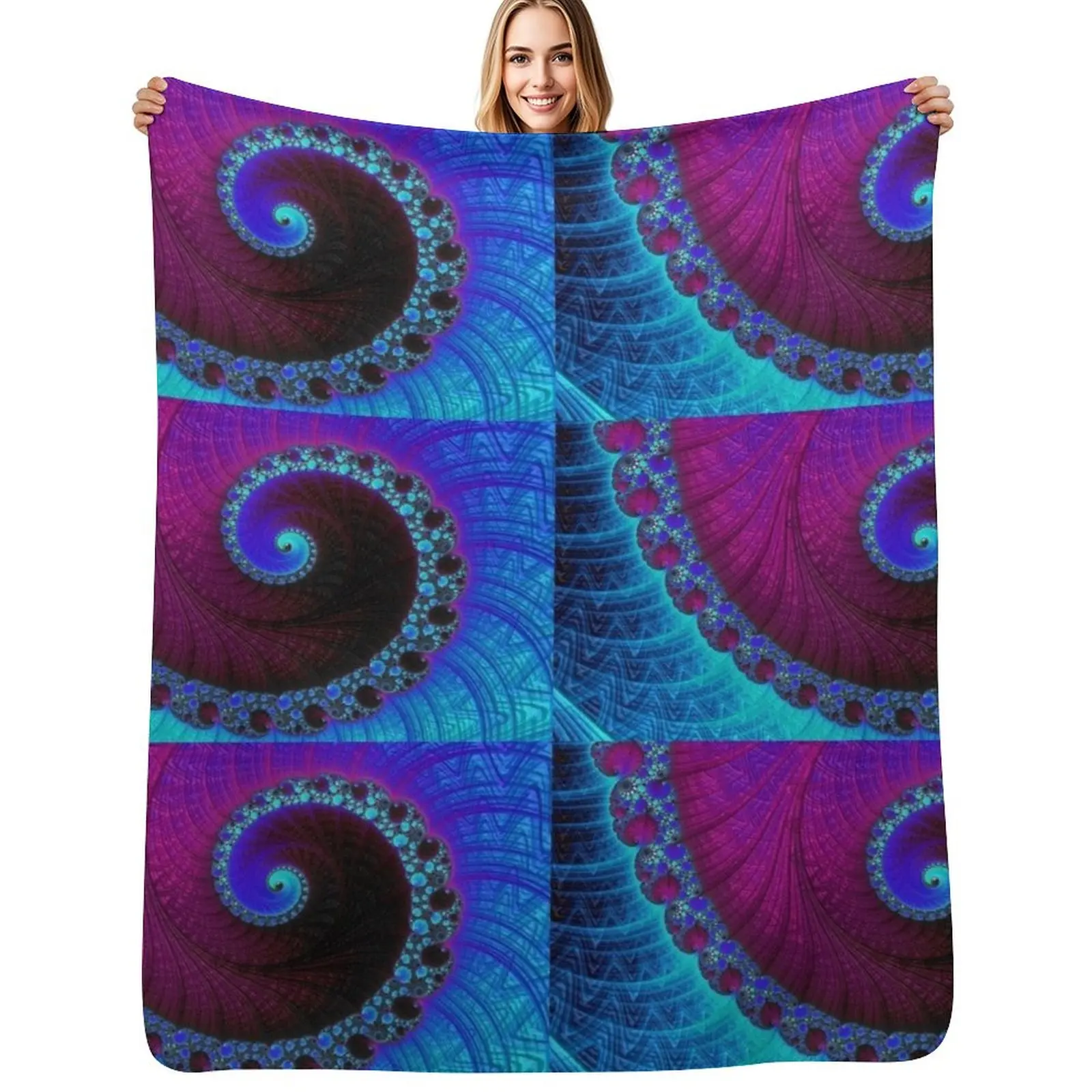 It’s Electric Throw Blanket Color Fast Cozy Throw Blanket