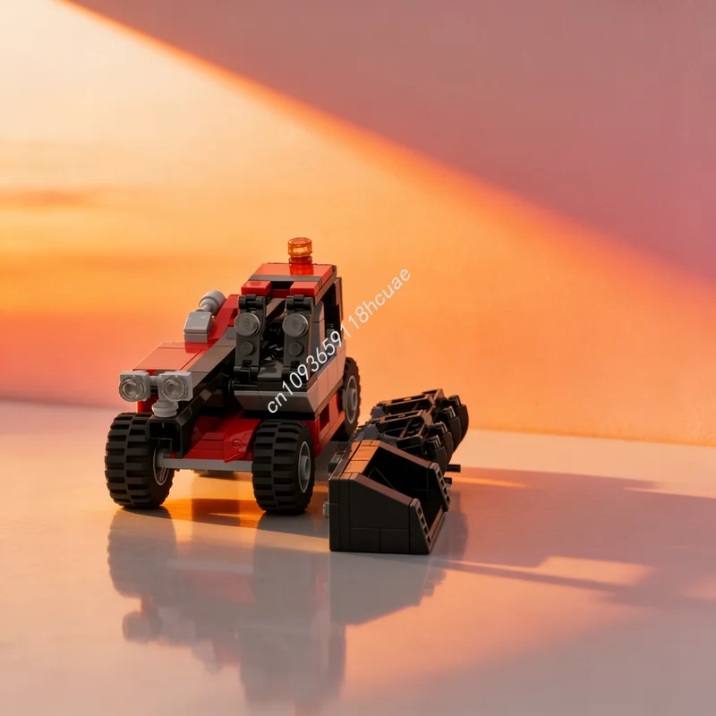 221pcs MOC Loader Manitou MLT PS City Farm Model Building Blocks Architecture Festival Gifts Assemble DIY Toy Idea Creative