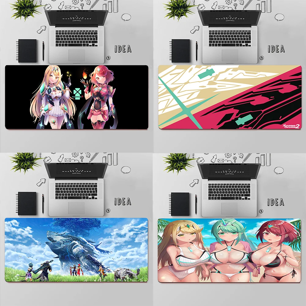 Xenoblade Chronicles 2 Gaming Mouse Pad Large Mouse Pad PC Gamer Computer Mouse Mat Big Mousepad XXL Carpet Keyboard Desk Mat