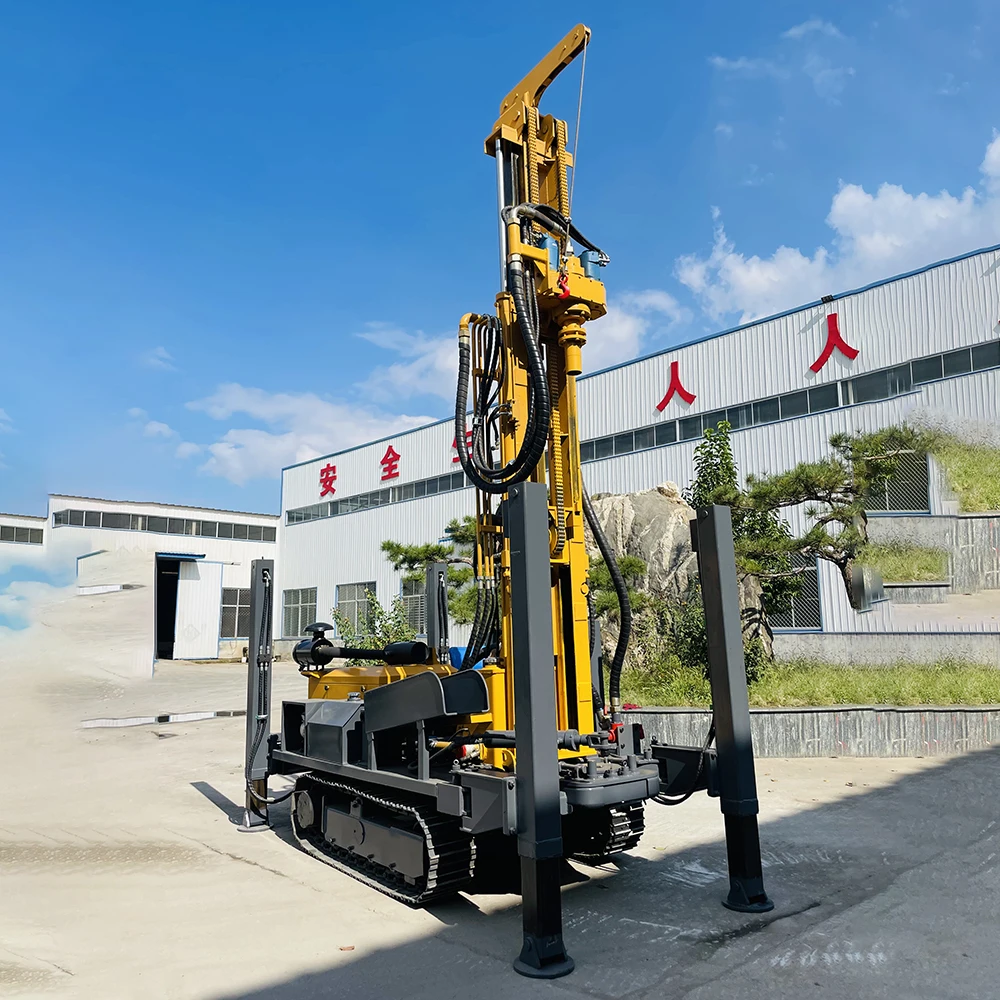 2025Vendita diretta in fabbrica Impianto di perforazione diamantato Macchina per impianto di perforazione portatile idraulico cingolato per pozzi d'acqua da 700 m