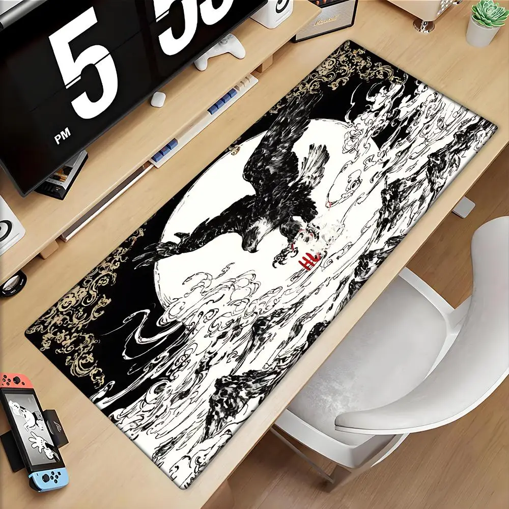 

Animal Eagle Mouse Pad Gamer Pc Gaming Accessories Rubber Mat XXL Deskmat Mats Keyboard Cabinet Mause Laptops