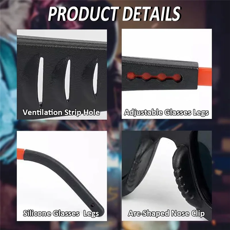 

【Favorite!】Auto Darkening Welding Gles Anti-Scratch Welder Glasses For Plasma Cut Wip Welding-Goggles Scratch Welding Glass