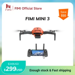 FIMI MINI 3 245g With 4K Camera HDR Video 3-axis Mechanical Gimbal 9KM flight range GPS Foldable RC Drone Quadcopter RTF