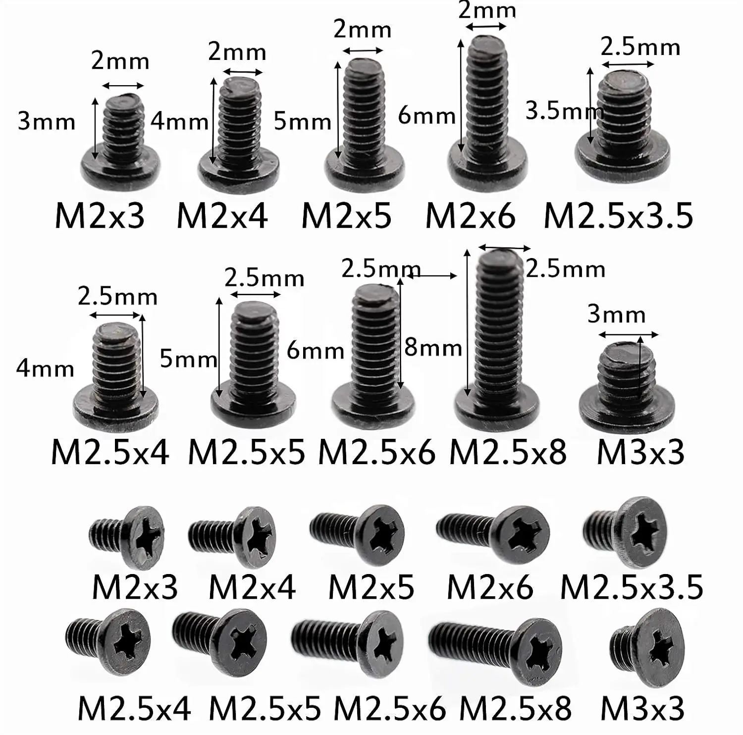 مجموعة براغي 2.5 م 3 للكمبيوتر المحمول ، m41 ، ssd ، ibm ، hp ، dell ، lenovo ، samsong ، sony ، toshiba ، بوابة ، acer #2