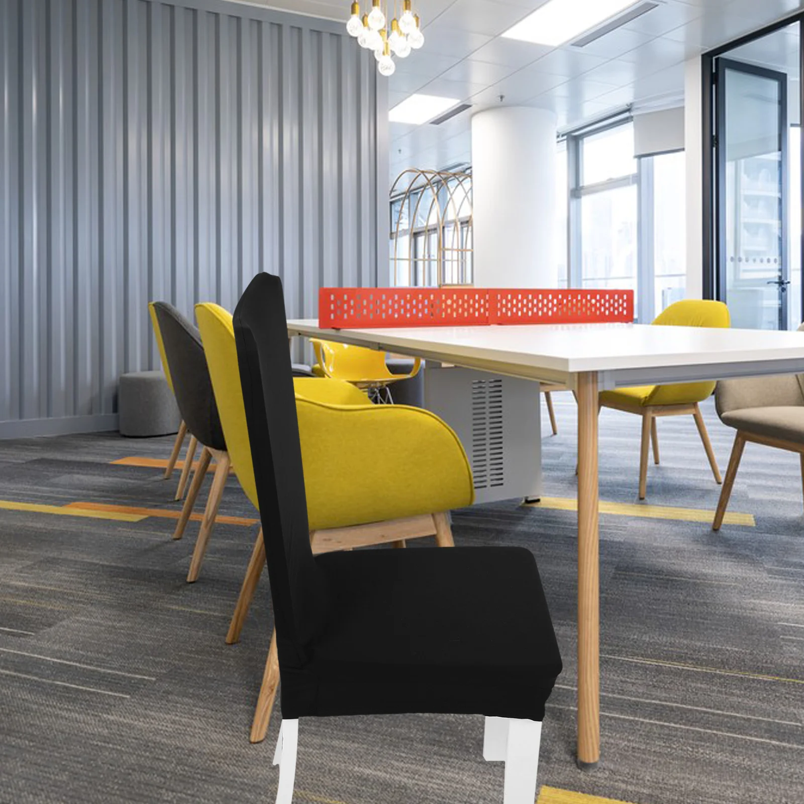 

Office Chair Cover Stretchable Desk Rotating Slipcovers Swivel Protective Elastic Fabric Case Seat