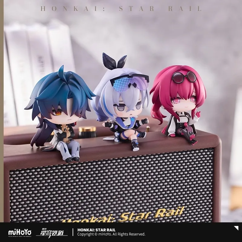 

[Genuine] miHoYo Game Honkai Star Rail Jimi Meeting Room Series Q-Version Cartoon Doll Argenti DanHeng Blade Cosplay Xmas Gifts