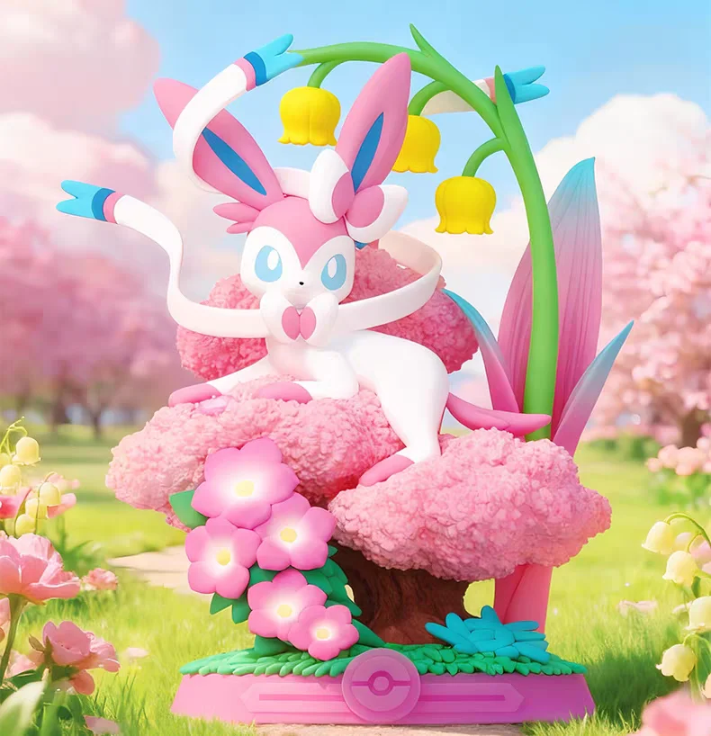 Funism Oryginalny zestaw Pokemon Eevee Druga generacja Przygoda Rodzinny garnitur Figurka akcji Kolekcja zabawek Model Figurka dzieci dla zabawek — zdjęcie 5