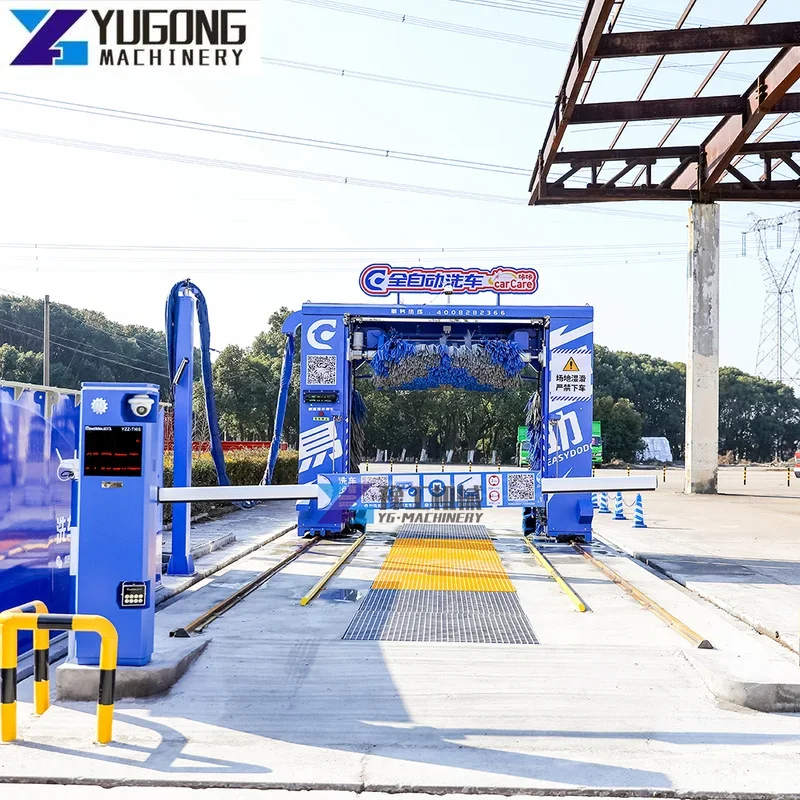 Full Automatic Five Brush Rollover Car Wash Machine High Quality Cleaning Result Fully Automatic Roll Over Car Wash Machine