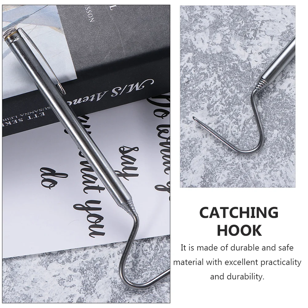

2pcs Telescopic Snake Hook Heavy Duty Extendable Reptile Catching Tool Foldable Pocket Size Capture PoleSnake Catcher