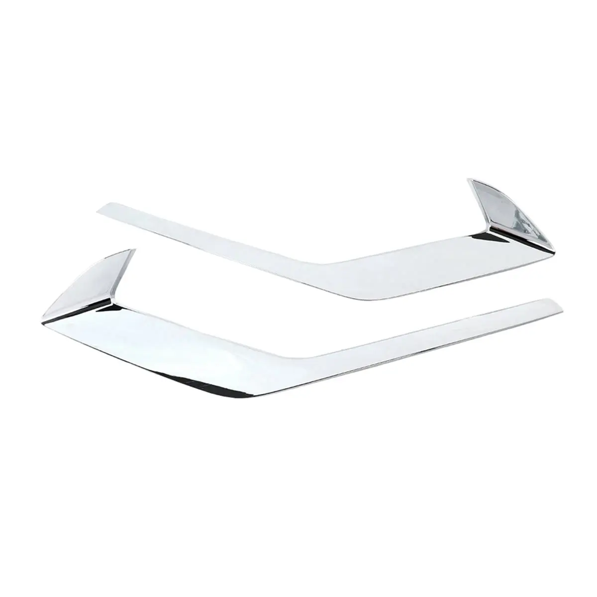 Compatible 31455511 31455512 Front Fog Lampshade Decoration Strip Cover Trim Chrome for S60 2019-2022