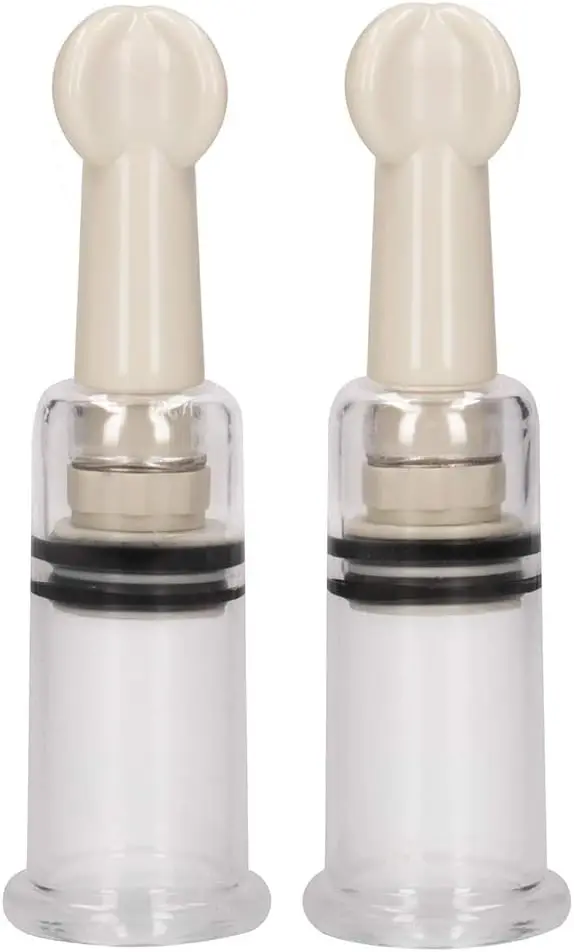 Shots Pumped Nipple Suction Set Rose Sml PMP021TRA