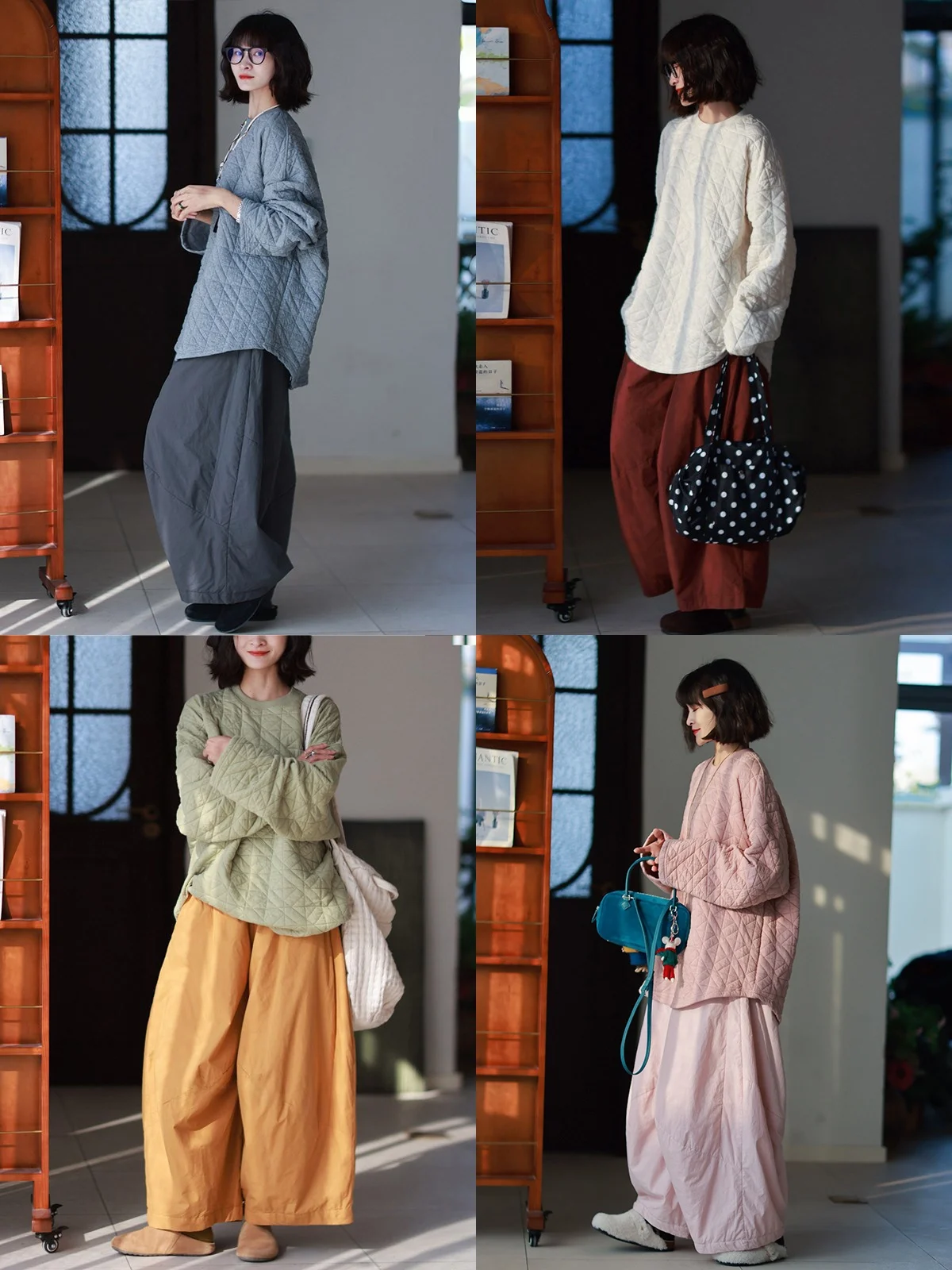 

Женские повседневные хлопковые брюки-баллоны: мягкие, комфортные, как облако, для зимы