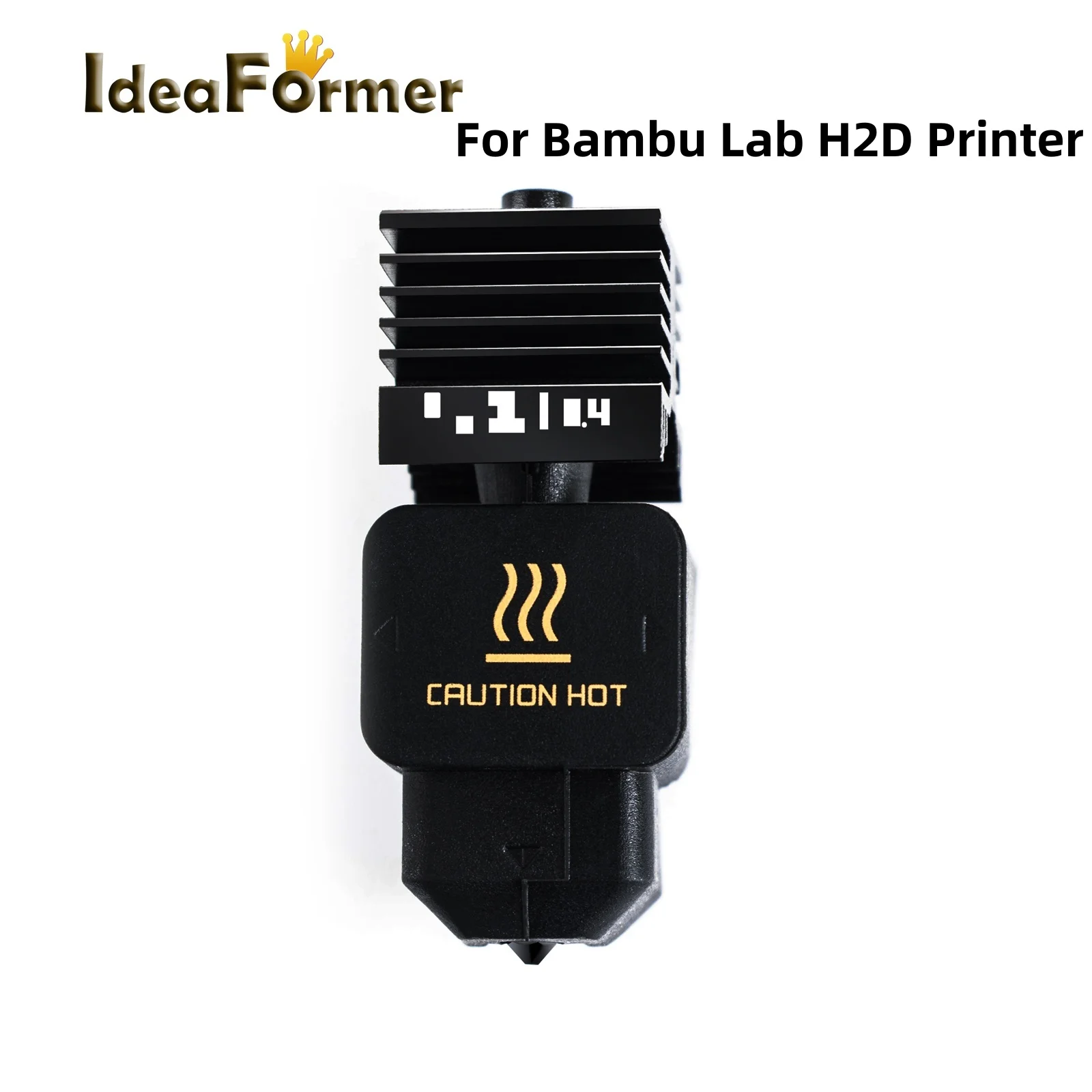 

Комплект Hotend для принтера Bambu Lab H2D 0,4 мм/0,6 мм, сопло из закаленной стали для Bambu Lab H2D AMS Hotend Kit, аксессуары для 3D-принтеров