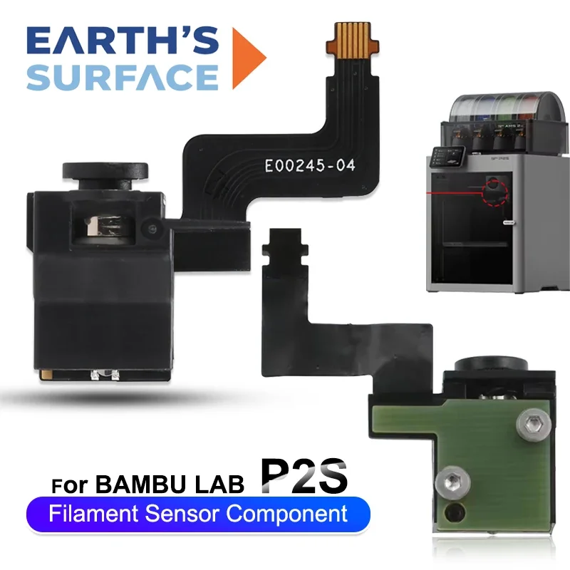 For Bambu Lab P2S Extruder Filament Sensor Replacement Hall Switch Board Assembly with FPC Cable Hotend Extruder P2S Accessories