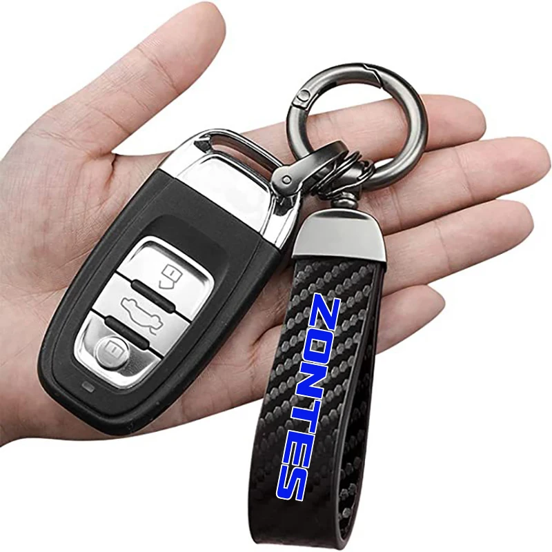 Carbon Fiber Premium Keychain Customization For Zontes Shengshi ZT310X 310T 310V ZT310R G1 125 ZT125 ZT125U Accessories