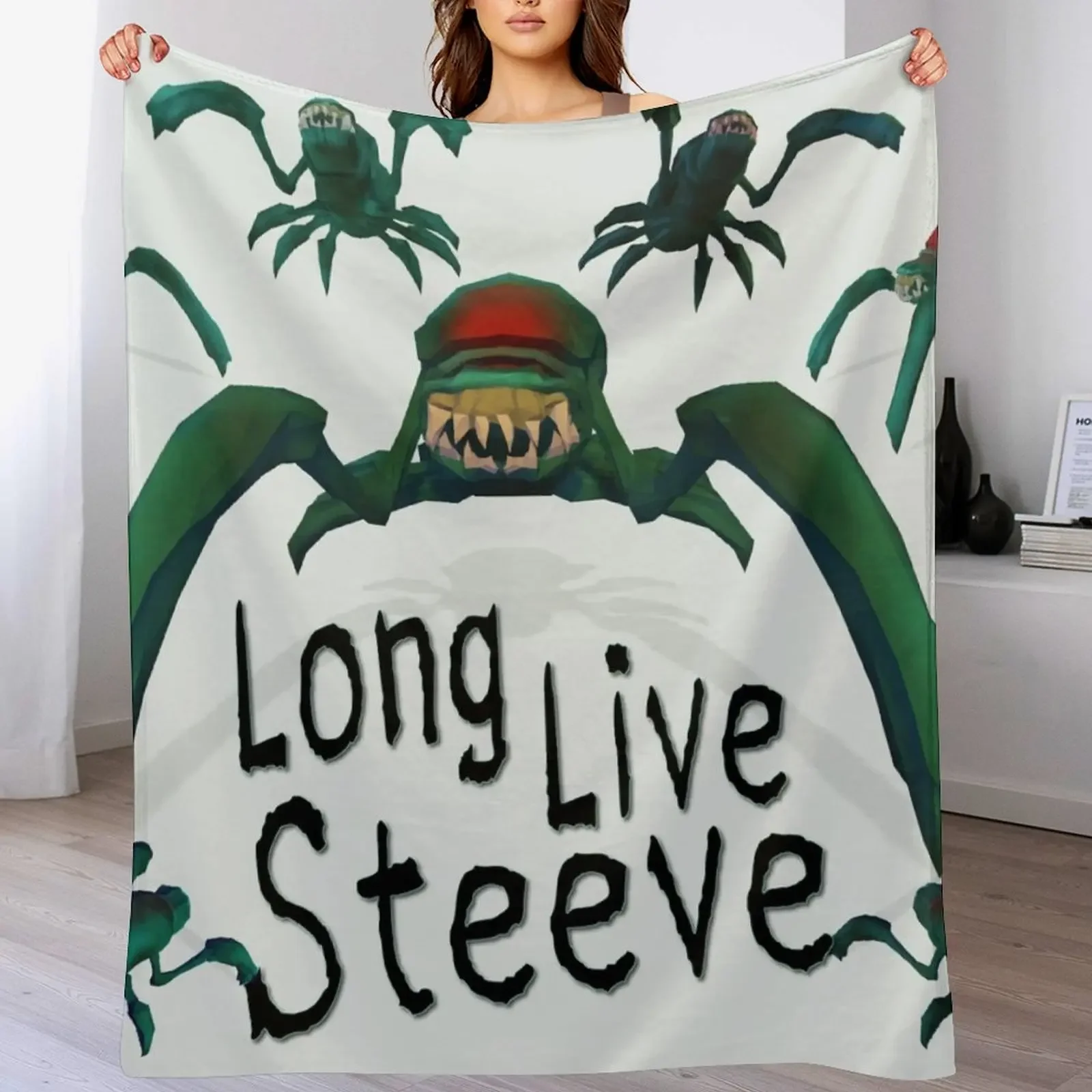 Long Live Steeve Throw Blanket Summer Cool Breathable Blanket for Sleeping