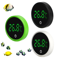 New Digital Aquarium Self-Adhesive Thermometer LED Display Electronic Fish Tank Water Temperature Measurement Control Temp Gauge
