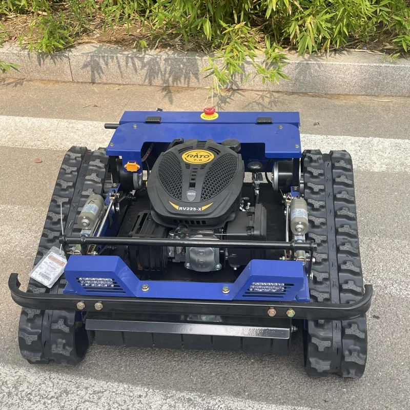 맞춤형 정원 관리인! 모든 지형 제로턴 잔디 깎는 로봇, 정원 원격 제어 잔디 깎는 기계 농업 도구