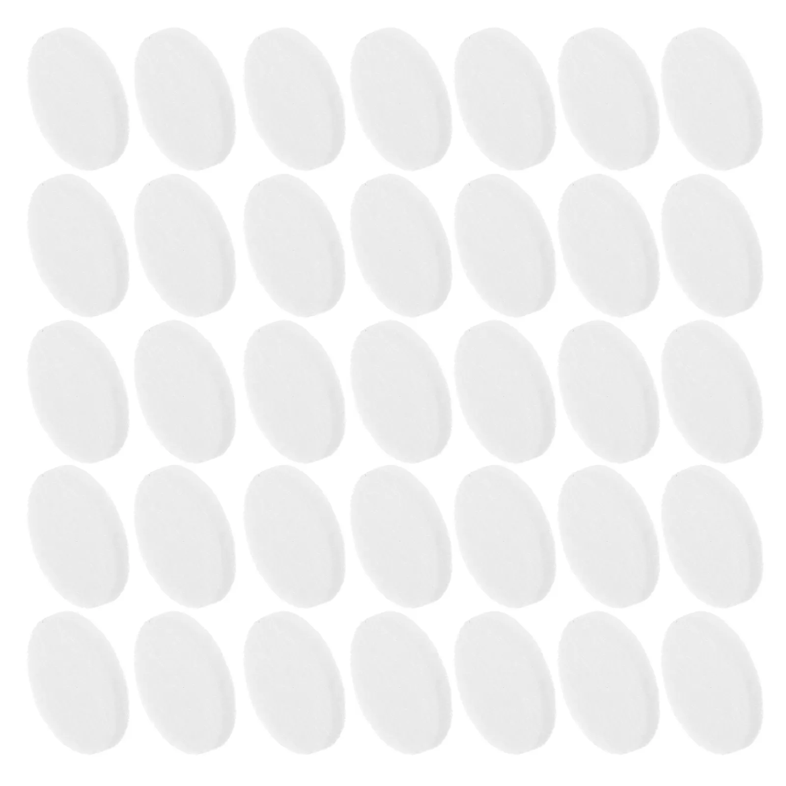 

200Pcs Round Aromatherapy Diffuser Pads Fiber Cotton White Essential Oil Absorbent Refill for Necklace Vent Clip Car Office Home
