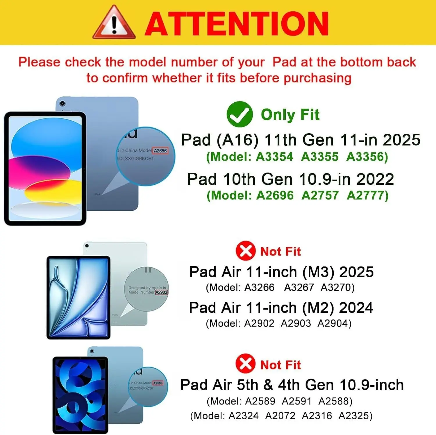 Für iPad 10. 11. A16 Air 4 5 11 10.9 Hülle 360° Drehbarer Magnetständer Stoßfeste Schlanke Abdeckung – Detail 1