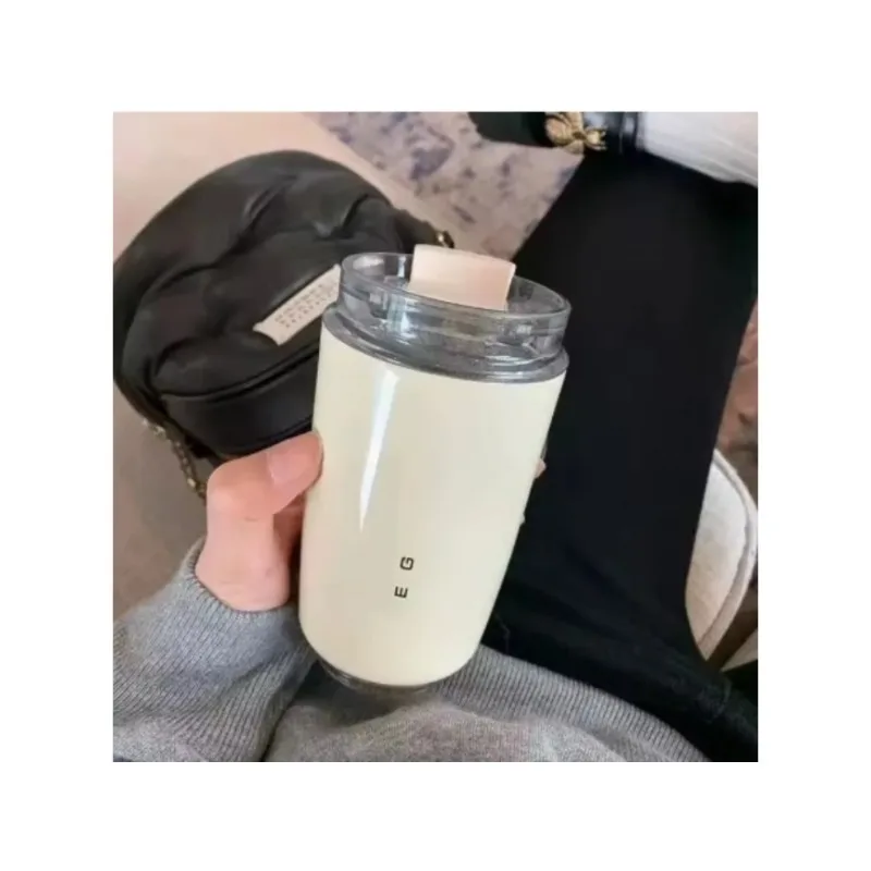 240 ml Tumbler Thermos Tasse Milchig Weiß Kaffee Becher Auto Isolierte Wasser Flasche Reise Edelstahl Vakuum Flaschen Trinken Wasserkocher